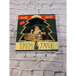 Coca-Cola Trim A Tree Collection 1956 "For Sparkling Holidays" X-Mas Ornament,